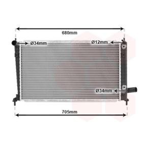 Kjøp Radiator, motorkjøling av VAN WEZEL 47002036 til den lave prisen 3027,31 NOK
