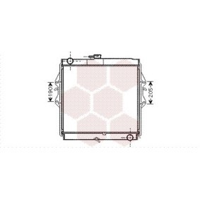 Acquista Radiatore motore da VAN WEZEL 53002460 a buon mercato per soli 154,46 €