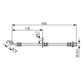 Comprar Latiguillo de freno de BOSCH 1 987 481 362 a bajo precio de 49,79 €