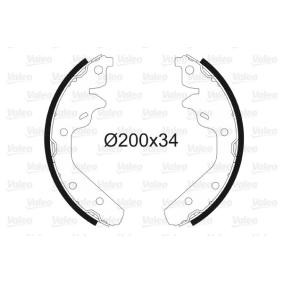 Comprar Juego de zapatas de frenos de VALEO 564031 a bajo precio de 100,88 €
