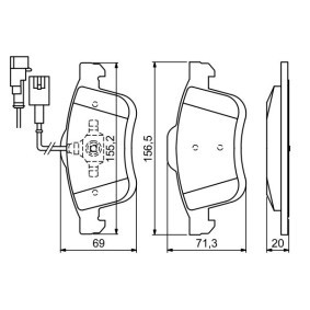 Compre Grupo óptico de farol, farol principal da BOSCH 1 305 504 945 a um preço baixo por 152,35 €