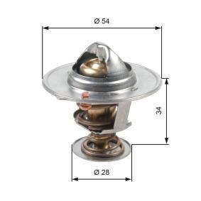 Osta Termostaatti, jäähdytysneste GATES:llä TH47685G1 edullisesti hintaan 28,02 €