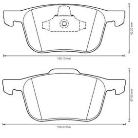 Acquista Kit pastiglie freni da JURID 573209J a buon mercato per soli 25,81 €