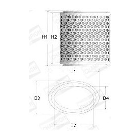 Comprar Filtro de aire de CHAMPION W225/606 a bajo precio de 23,10 €