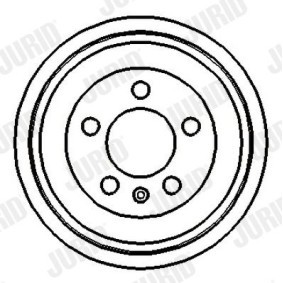 Bremstrommel 329253J VOLKSWAGEN SPACEFOX von JURID