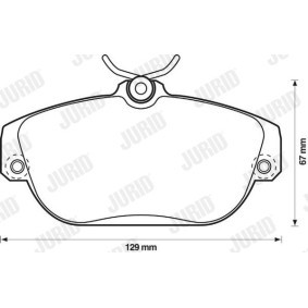 Acquista Kit pastiglie freni da JURID 571456D a buon mercato per soli 45,16 €