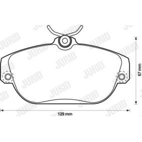 Acquista Kit pastiglie freni da JURID 571456J a buon mercato per soli 39,88 €
