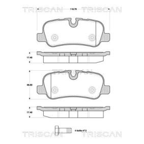 Bremsbeläge von TRISCAN 8110 17026