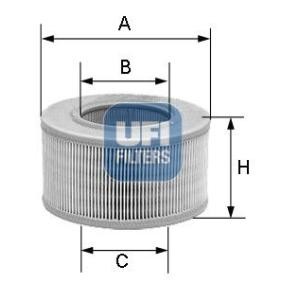 Compre Filtro de ar da UFI 27.701.00 a um preço baixo por 8,90 €