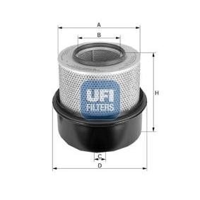 Compre Filtro de ar da UFI 27.990.00 a um preço baixo por 124,18 €