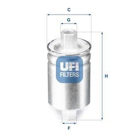 Compre Filtro de combustível da UFI 31.750.00 a um preço baixo por 10,16 €