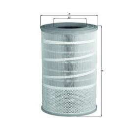 Kjøp Luftfilter av MAHLE ORIGINAL LX 2068 til den lave prisen 755,06 NOK