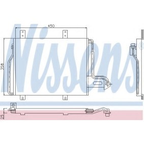 Klimakondensator von NISSENS 94239
