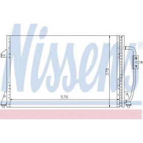 Klimakondensator von NISSENS 94261