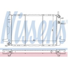 Acquista Radiatore motore da NISSENS 62211 a buon mercato per soli 112,32 €