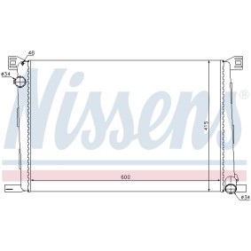 Kühler, Motorkühlung von NISSENS 69706