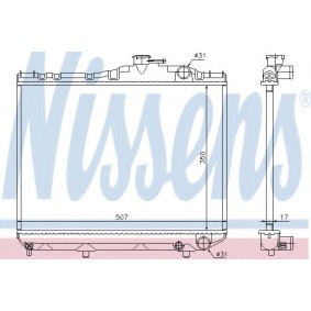 Acquista Radiatore motore da NISSENS 64840 a buon mercato per soli 115,26 €