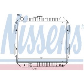 Acquista Radiatore motore da NISSENS 64844 a buon mercato per soli 237,59 €