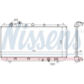 Thermoschalter des Herstellers NISSENS - Originalware Artikelnummer: 62834