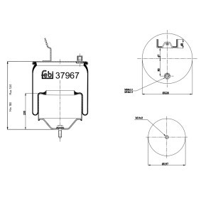 Acquista Soffietto, Sospensione pneumatica da FEBI BILSTEIN 37967 a buon mercato per soli 75,21 €