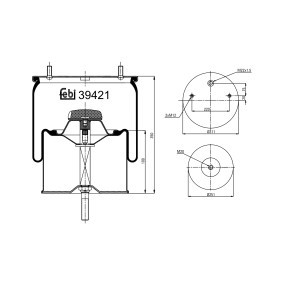 Acquista Soffietto, Sospensione pneumatica da FEBI BILSTEIN 39421 a buon mercato per soli 159,85 €
