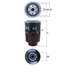 Köp Bränslefilter av KNECHT KC 46 till det låga priset 263,16 kr