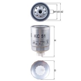 Compre Filtro de combustível da KNECHT KC 51 a um preço baixo por 19,63 €