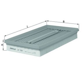 Luftfilter von KNECHT LX 350