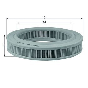 Kjøp Luftfilter av KNECHT LX 431 til den lave prisen 180,56 NOK