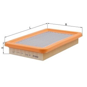 Luftfilter von KNECHT LX 542