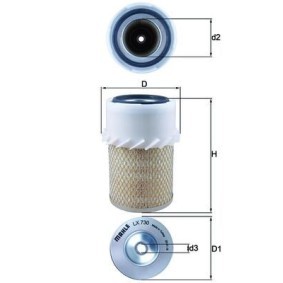 Compre Filtro de ar da KNECHT LX 730 a um preço baixo por 29,87 €