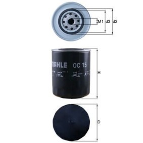 Achetez des Filtre à huile KNECHT OC 15 à prix pour 20,24 €