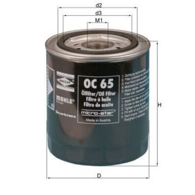 Achetez des Filtre à huile KNECHT OC 65 à prix pour 13,44 €