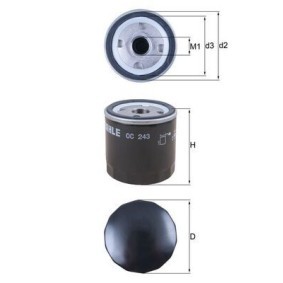 Achetez des Filtre à huile KNECHT OC 243 à prix pour 15,10 €