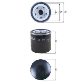Achetez des Filtre à huile KNECHT OC 473 à prix pour 13,28 €