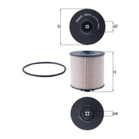 Compre Filtro de combustível da KNECHT KX 67/2D a um preço baixo por 14,82 €