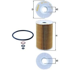 Ölfilter von KNECHT OX 127/1D