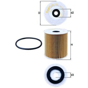 Ölfilter von KNECHT OX 175D