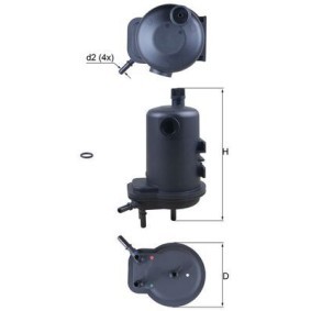 Compre Filtro de combustível da KNECHT KL 633D a um preço baixo por 50,26 €