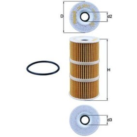 Achetez des Filtre à huile KNECHT OX 389/1D à prix pour 19,64 €
