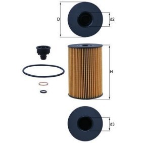 Ölfilter von KNECHT OX 353/7D