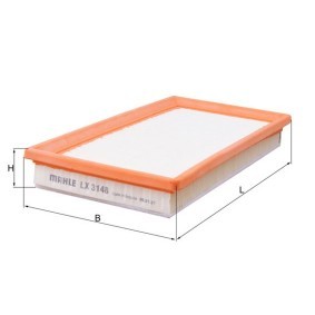Compre Filtro de ar da KNECHT LX 3148 a um preço baixo por 29,34 €