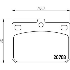 Compre Pastilhas de travão da TEXTAR 2070302 a um preço baixo por 34,18 €