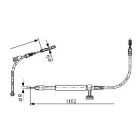 Comprar Cable de freno de mano de BOSCH 1 987 482 332 a bajo precio de 37,51 €