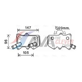 Klimakondensator für DAIHATSU von AVA COOLING SYSTEMS