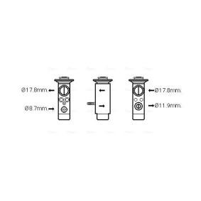 Expansionsventil, Klimaanlage von AVA COOLING SYSTEMS MC1017