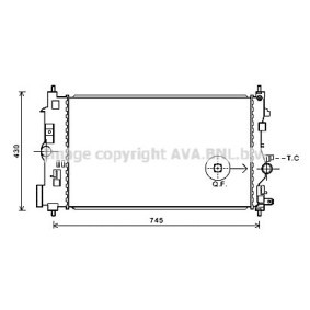 Kühler, Motorkühlung von AVA COOLING SYSTEMS günstig für 134,95 €