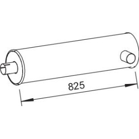 Mittel- / Endschalldämpfer von DINEX günstig für 730,76 €
