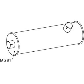 Mittel- / Endschalldämpfer von DINEX günstig für 619,63 €