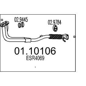 Abgasrohr von MTS 01.10106